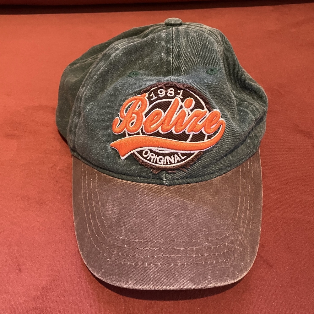 Green and Brown Belize Cap
